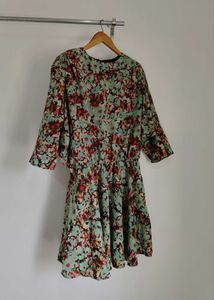 Zara Floral Retro Dress