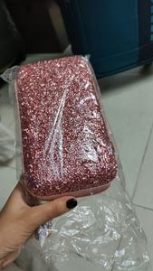 New clutch with sling (rose gold)