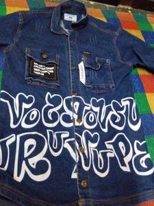 Graphic Denim Jacket