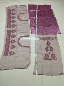 Mauve Embroidered Lehenga Choli Set