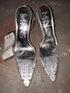 OG Mango Clear Heels