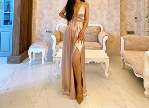 Satin Purple Gown