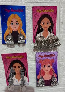 Jhumka Earring Collection ( combo of 4)