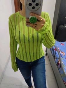 Cute Mesh Top