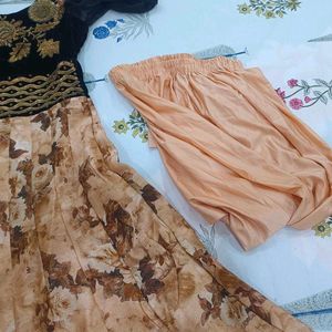 Anarkali Handwork Party&#39; Wear Gown