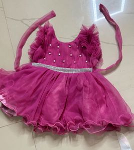 Pink Ruffle Dress