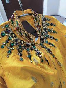 mustard yellow traditional jacket only