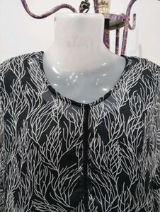 Tiered Sheer Blouse