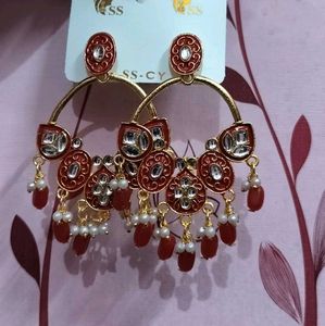 Beautiful Red Earring