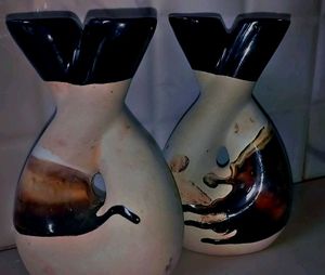 Oval Shape Ceramic Vase