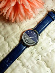 Stylish Blue OSTIN Watch With 2 Strips⌚