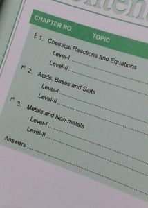 Aakash Byjus Class 10th Chemistry Books