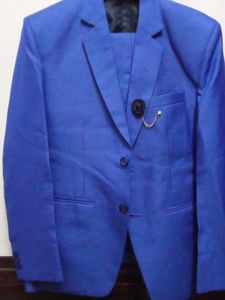 3 PIECES COAT PANT BULE COLOUR