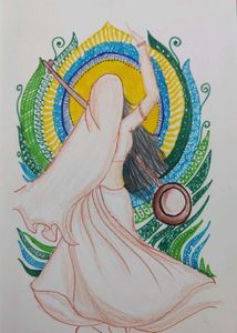 Meera Bai Drawing