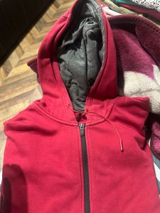 Red Hoodie Unisex Wear