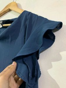 Navy Blue Sleeveless Top