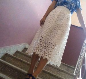 Daisy Lace Design skirt