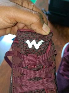 Burgundy Athletic Shoes