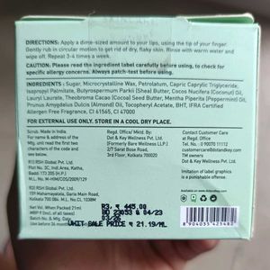 LIP POLISH EXFOLIATING SUGAR SCRUB