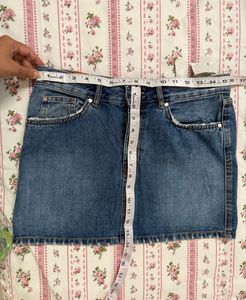 Denim Mini Skirt