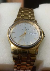 Titan Gold Tone  Women&#39;s Watch
