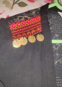 Printed Ethnic Longline Shrug 💢