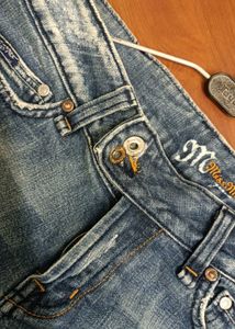 Ripped Denim Shorts