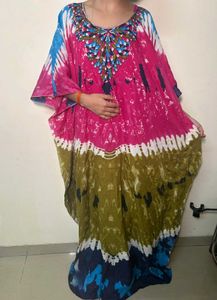 Colorful Kaftan Dress