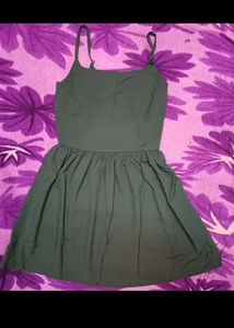 beautiful shein ❤️👉 Green Mini Dress