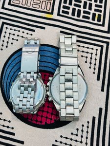 ⌚ Combo Deal: 2 Stylish Metal Watches