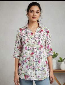 Flower print shirt