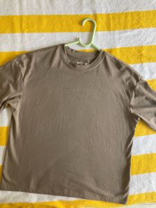 BASIC Brown short sleeve ter