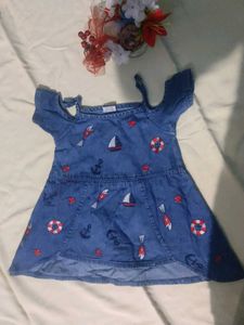 A Pure Denim Frock