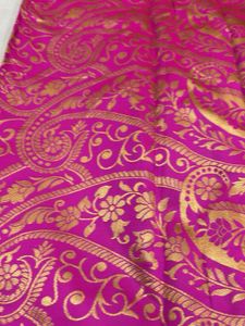 Pink Banarasi saree