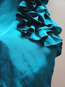 🎄Turquoise Ruffled Sleeve Top🎄