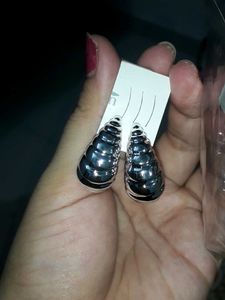 Silver Drop Earrings