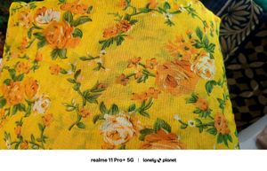 Lemon Yallow Saree