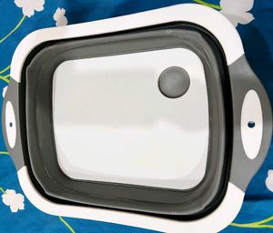 Collapsible Washing Vegetables And Chopping Board