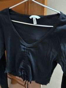 Black Long Sleeve Top