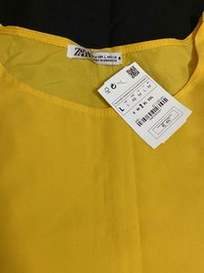 Zara Yellow Top