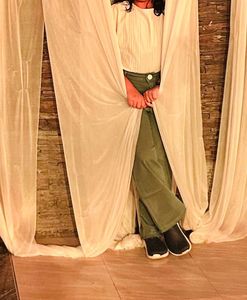 Zara Textured Tie Sleeve Top