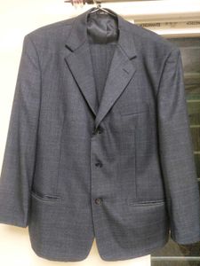 mens drkish navy blue suit