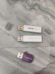 Lot of 3 USB Flash Drives - 8GB