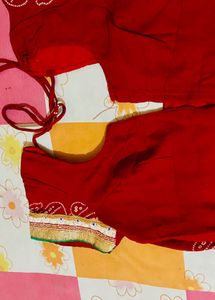 Maroon Color Bandhani Blouse