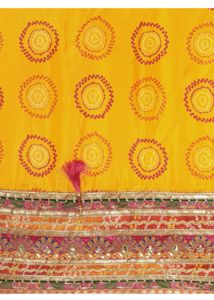 Elegant Pink &amp; Orange Saree