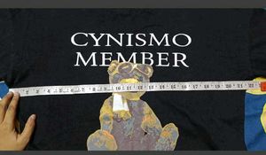 Cute Bear Print Oversized T-Shirt Dress