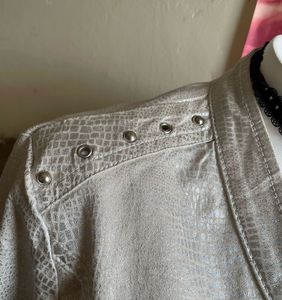 BIBA Snake Print Leather Jacket🪩