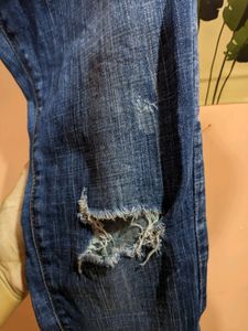 Blue Ripped Jeans