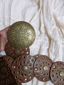 Disc Vintage Leather Belt Pinteresty