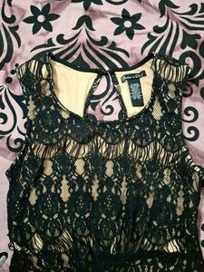 Black Lace Maxi Dress